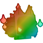 Rainbow Shadow Wolf