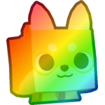 Rainbow Shiba