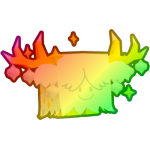 Rainbow Silver Bison