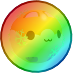 Rainbow Snow Globe Hamster