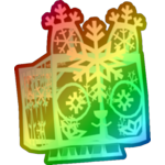 Rainbow Snowflake Lattice Tiger