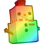 Rainbow Snowman