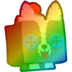 Rainbow Sock Corgi