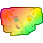 Rainbow Spotted Elephant