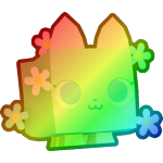 Rainbow Spring Kitten
