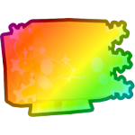Rainbow Stargazing Axolotl