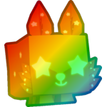 Rainbow Starry Eye Wolf