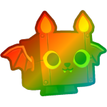 Rainbow Steampunk Bat