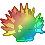 Rainbow Storm Axolotl Ball
