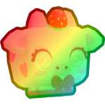 Rainbow Strawberry Cow