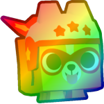 Rainbow Stunt Corgi