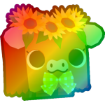 Rainbow Sunflower Calf