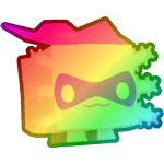 Rainbow Super Axolotl