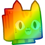 Rainbow Tabby Cat