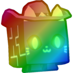 Rainbow Tech Cowboy Cat