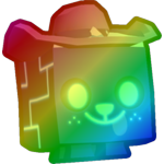 Rainbow Tech Cowboy Dog