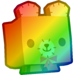 Rainbow Teddy Bear