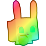 Rainbow The Easter Bunny