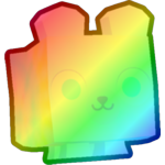 Rainbow Tiedye Bear