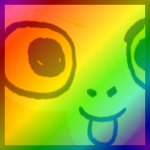 Rainbow Titanic Balloon Monkey