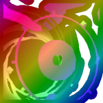 Rainbow Titanic Black Hole Angelus