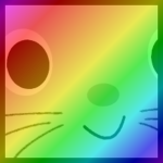 Rainbow Titanic Classic Cat