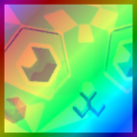 Rainbow Titanic Diamond Bunny
