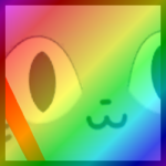 Rainbow Titanic Exquisite Cat