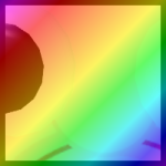 Rainbow Titanic Googly Blobfish