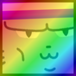 Rainbow Titanic Gym Cat