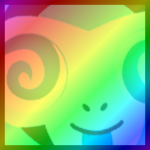 Rainbow Titanic Hypnotic Monkey