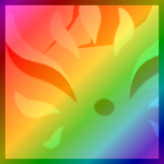 Rainbow Titanic Jelly Kitsune