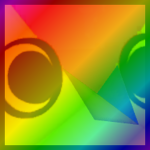 Rainbow Titanic Origami Crane