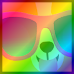 Rainbow Titanic Party Corgi