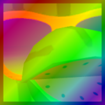 Rainbow Titanic Party Crown Hippomelon