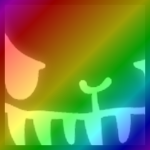 Rainbow Titanic Patchwork Capybara