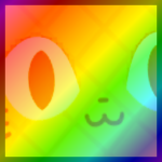 Rainbow Titanic Pineapple Cat