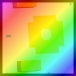 Rainbow Titanic Pixel Angelus