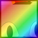 Rainbow Titanic Propeller Cat