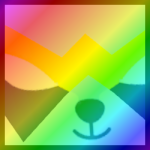Rainbow Titanic Super Wolf