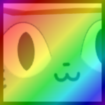 Rainbow Titanic Yee-haw Cat