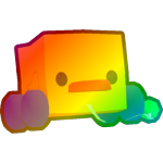 Rainbow Toy Duck