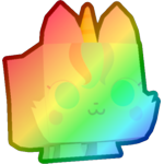 Rainbow Unicorn Kitten