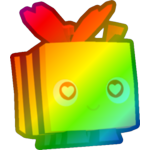 Rainbow Valentines Bee
