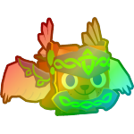 Rainbow Valkyrie Dog