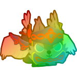Rainbow Valkyrie Wolf