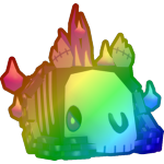 Rainbow Veil Horse