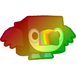 Rainbow Vibrant Toucan