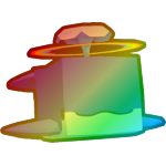 Rainbow Vibrant Whale