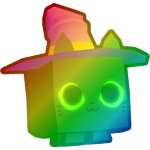 Rainbow Witch Cat